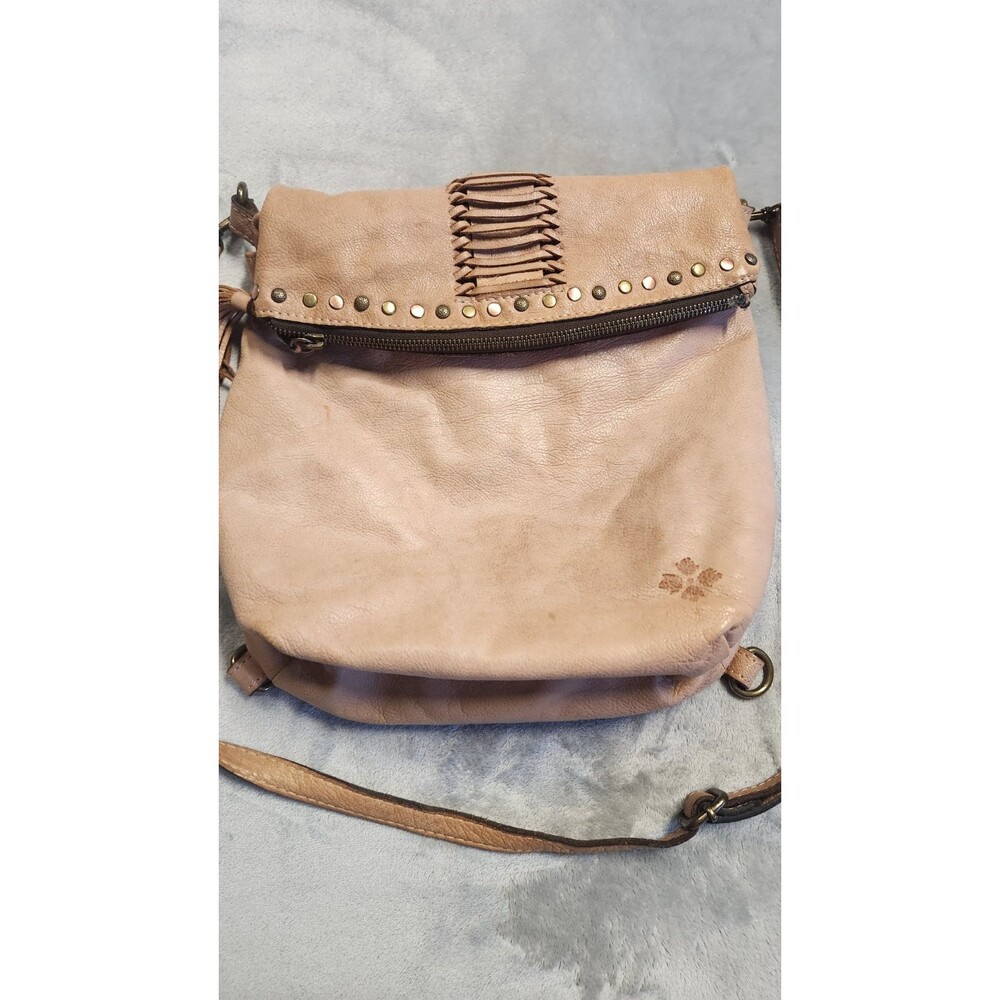 Patricia Nash Washed Denim Luzille Convertible Backpack - Picture 3 of 9